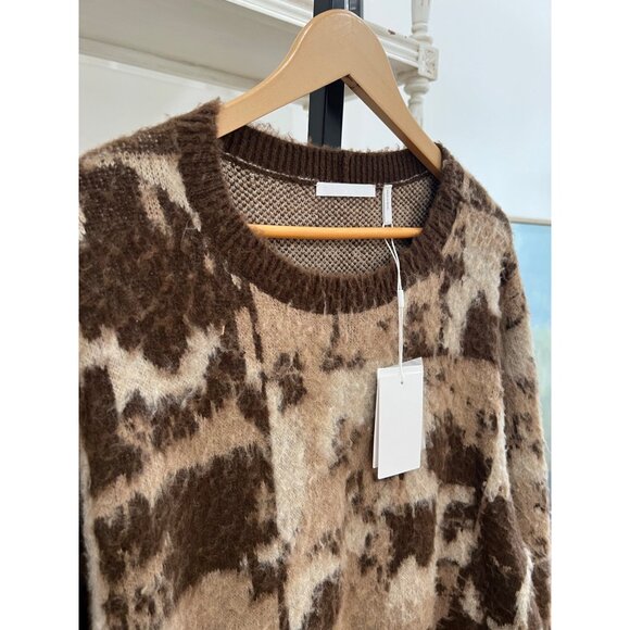 Helmut Lang $450 Jacquard Crewneck Sweater Pullover Knit Size XXL Men's - Picture 7 of 7